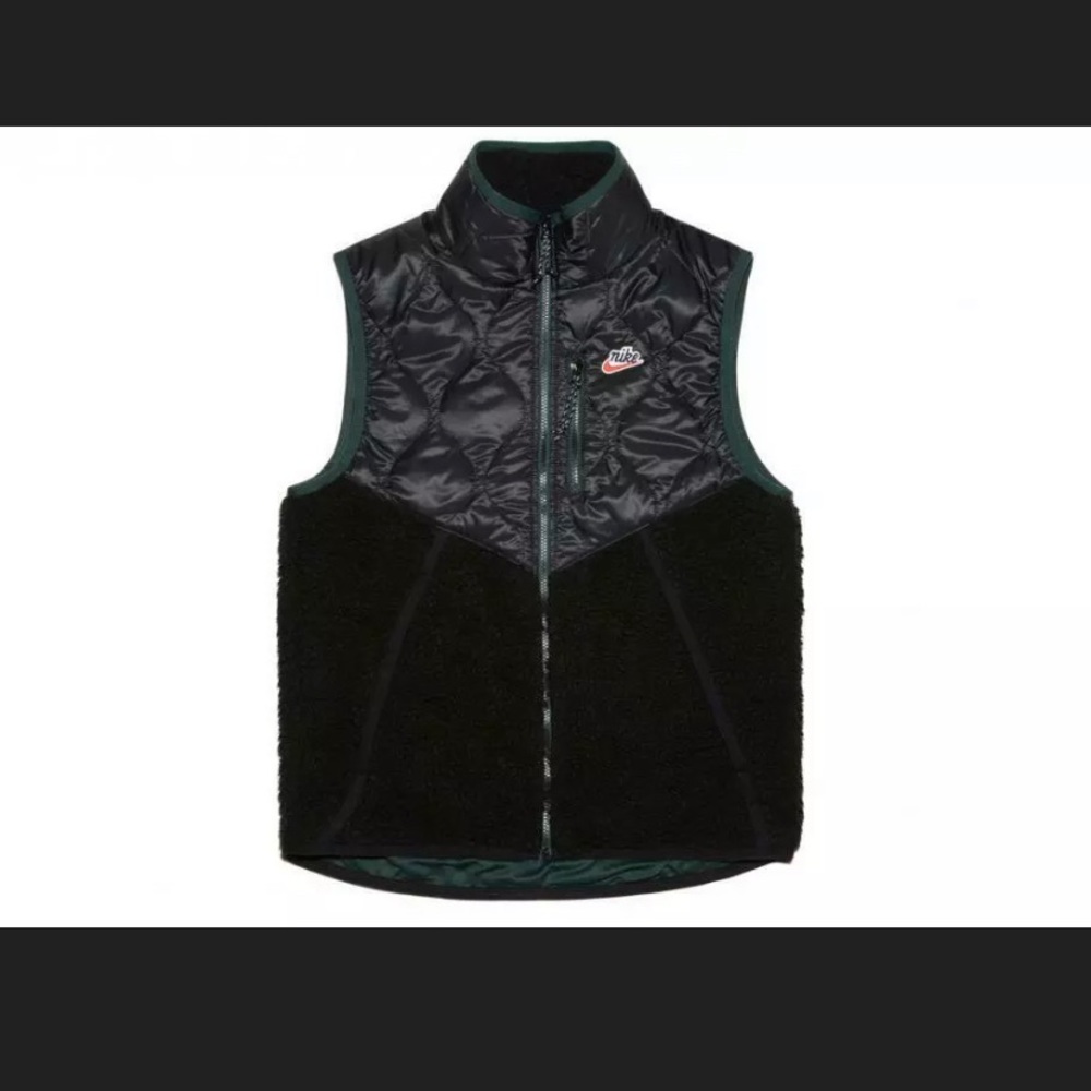 New Nike Winter Insulated Vest Sherpa Fleece Warm